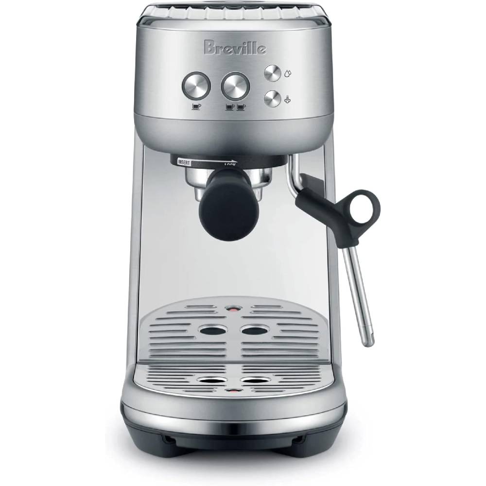 breville bambino espresso machine bes450bss brushed stainless steel